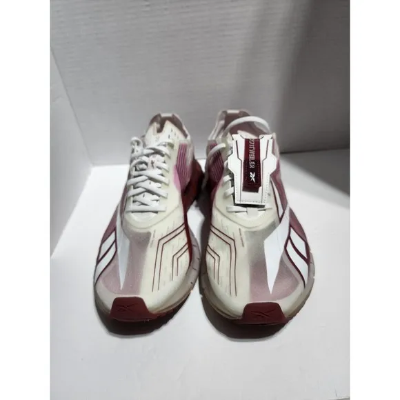 Reebok Men Sz 10 Cottweiler Zig 3D Storm White Red Stucco Running Shoes Sneaker
