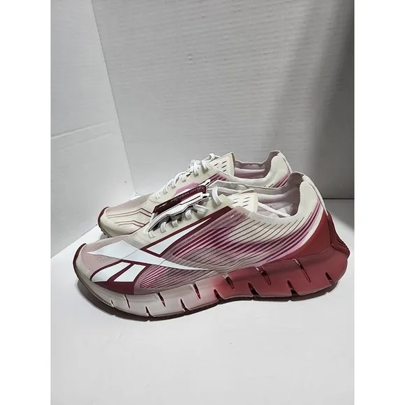Reebok Men Sz 10 Cottweiler Zig 3D Storm White Red Stucco Running Shoes Sneaker