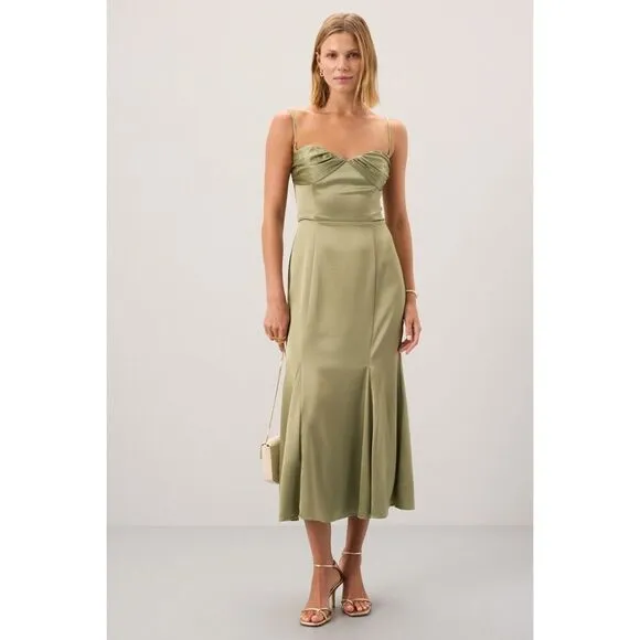 Reformation  Hensley Silk Dress 🗃️