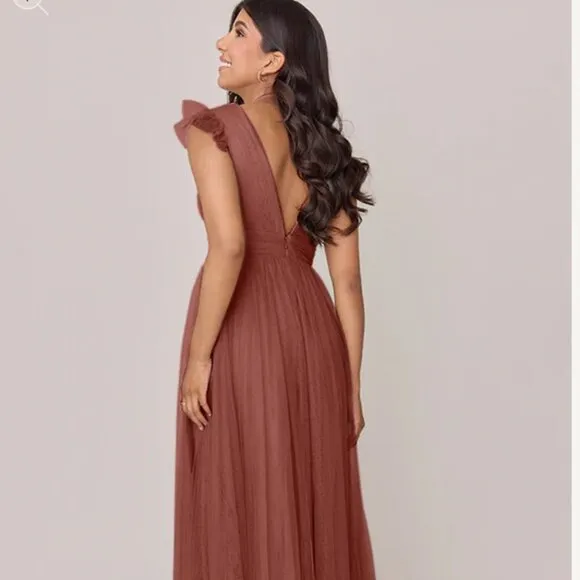 Revelry Cora SZ 22 Grecian Style Formal Bridesmaid Prom Mother of Bride Black Ti