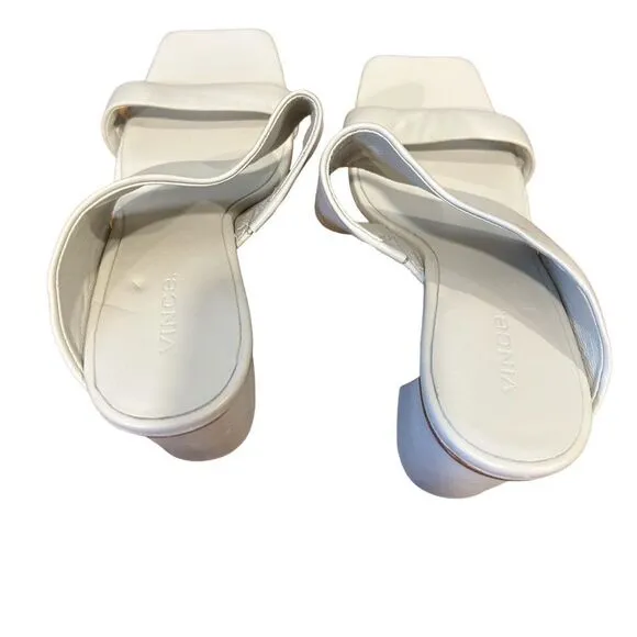 Revolve VINCE Nessia Block Heel Leather Sandals