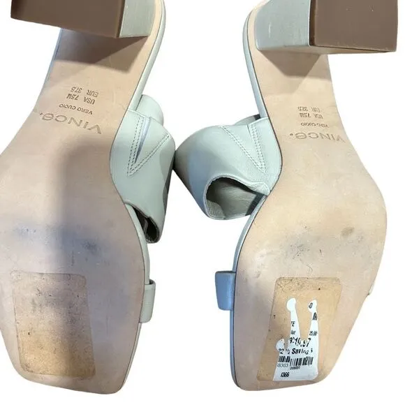 Revolve VINCE Nessia Block Heel Leather Sandals