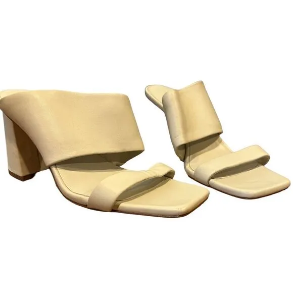 Revolve VINCE Nessia Block Heel Leather Sandals
