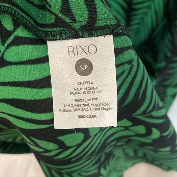 RIXO - Cheryl Palm Leaf-Print Georgette Dress
