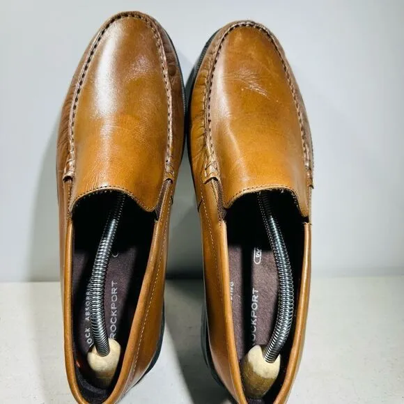 ROCKPORT PRESTON VENETIAN TAN Cl 3099 MEN SHOES SIZE 10.5