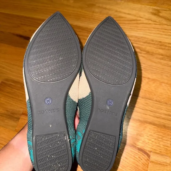 Rothy’s Moroccan Pointed Flats size 7 GUC