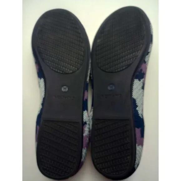 Rothy's Retired Violet Botanicamo Camo Print Flats Shoes Size 10 NWOB
