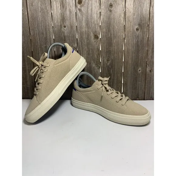Rothy’s RS02 Shoes Lace Up Sneakers Knit Brown Mens Shoe Size 6.5 Women’s 8
