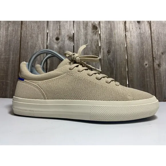 Rothy’s RS02 Shoes Lace Up Sneakers Knit Brown Mens Shoe Size 6.5 Women’s 8