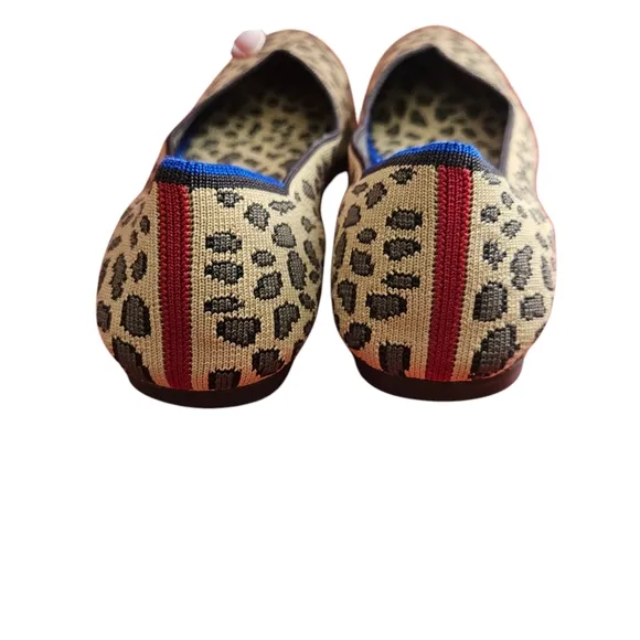 Rothy’s The Flat Round Toe Shoes in Retired Cheetah Print Size 7.5