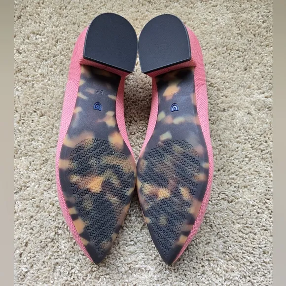 Rothys The High Point In Love Insole Heels Womens 8.5 Pink
