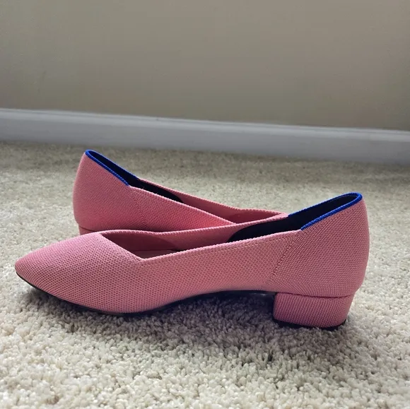 Rothys The High Point In Love Insole Heels Womens 8.5 Pink