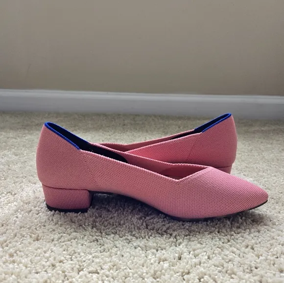 Rothys The High Point In Love Insole Heels Womens 8.5 Pink