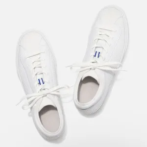 Rothy’s The Lace Up Bright Knit White Sneakers Shoes Multiple Sizes Comfort