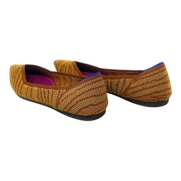 Rothy's‎ The Point Flats Driftwood Brown Women's Size 9 Sustainable Comfortable