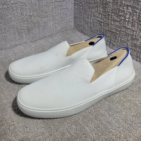 Rothy's The Sneaker Women's Size 9 US Bright White Textile Slip On Casual Shoes