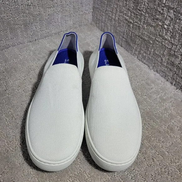 Rothy's The Sneaker Women's Size 9 US Bright White Textile Slip On Casual Shoes