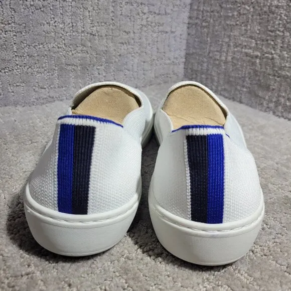 Rothy's The Sneaker Women's Size 9 US Bright White Textile Slip On Casual Shoes