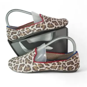 Rothy's The Flats Retired Mocha Leopard Cheetah Print Slip-on Flats Women's 8