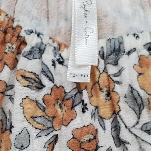 {Rylee   Cru} OG Blooms Romper &amp; Mon Petit Matching Shoes