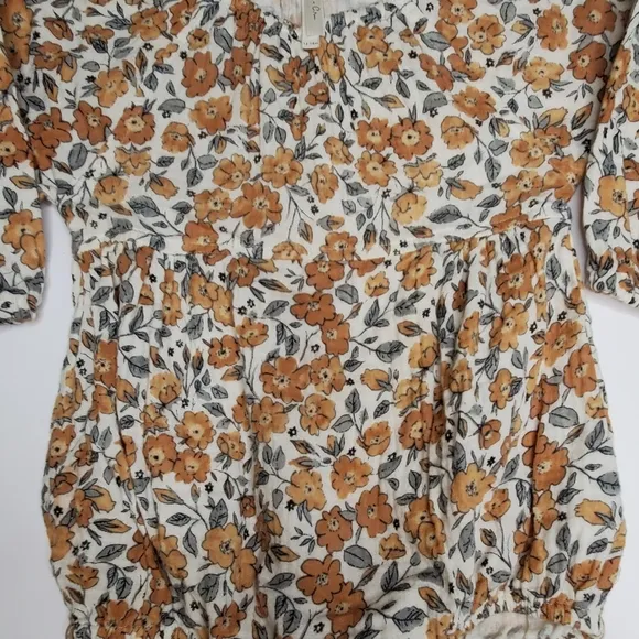 {Rylee   Cru} OG Blooms Romper &amp; Mon Petit Matching Shoes