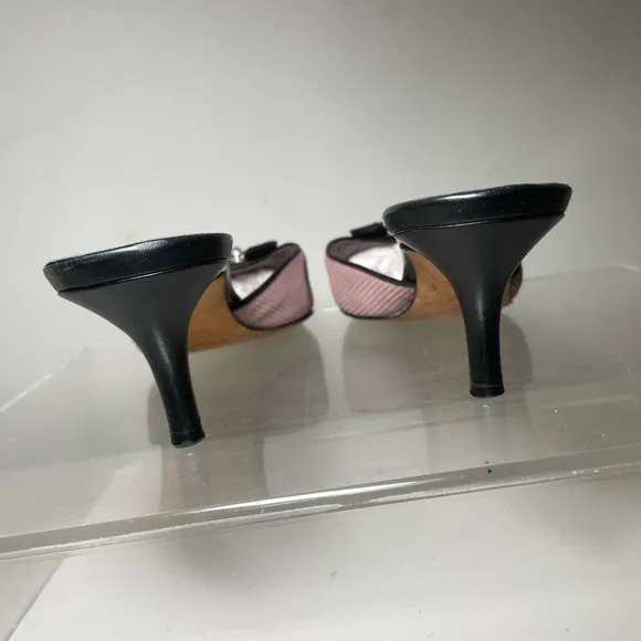 Saint Laurent YSL mule kiten heels shoes sz 38