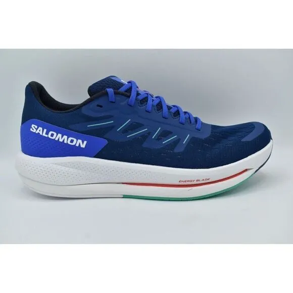 Salomon Mens Size 12 Spectur Estate Blue Mint Leaf Running Shoes Sneakers