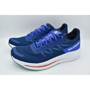 Salomon Mens Size 12 Spectur Estate Blue Mint Leaf Running Shoes Sneakers