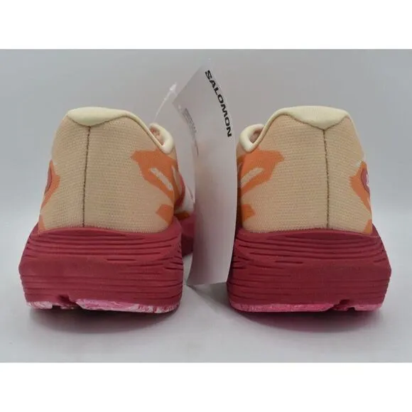 Salomon Womens Size 11 Aero Volt Peach Pink White Running Shoes Sneakers