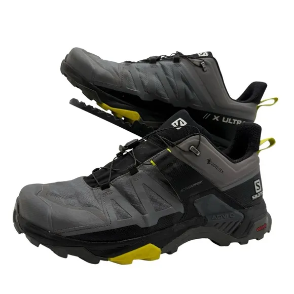 Salomon X Ultra 4 GTX Mens 10.5 Gore-Tex Hiking Shoes Trail Trekking Sneaker Low