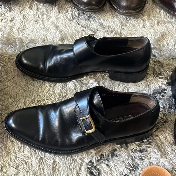 Salvatore Ferragamo Black Oxford Shoes