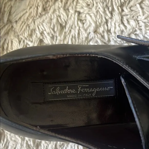 Salvatore Ferragamo Black Oxford Shoes