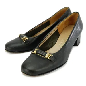 Salvatore Ferragamo Salvatore Ferragamo Leather Pumps Black Leather Shoes