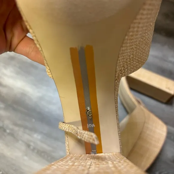 Sam Edelman | Kori Platform Heel Sandal In Beechwood Size 10.5 NEW
