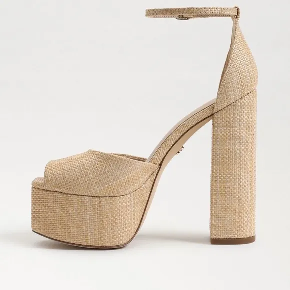 Sam Edelman | Kori Platform Heel Sandal In Beechwood Size 10.5 NEW