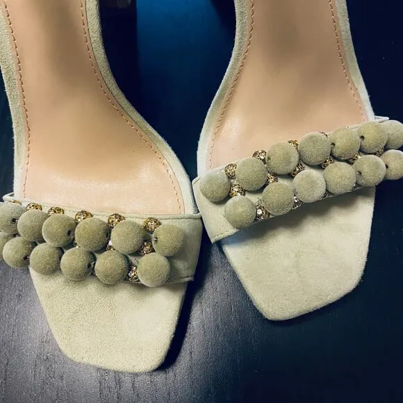 Sam Edelman Luella Pistachio Slide - Women Size 7.5 - Light Green