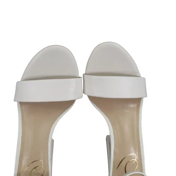 Sam Edelman Shoes Womens 6.5 Sandal Pumps Ankle Strap Block Heel Yaro Leather