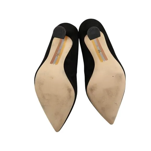Sam Edelman Shoes Womens 8 Pumps Fashion Formal Party Suede Pointed Toe Antonia