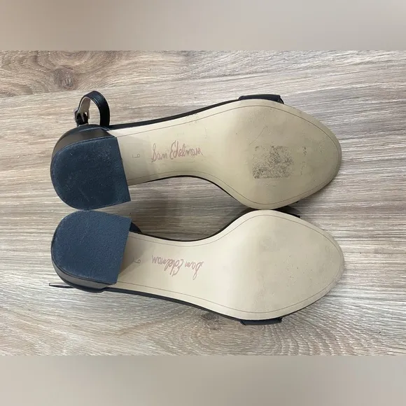 Sam Edelman Women's Odila Scalloped Heel Sandals Size 9 EUC