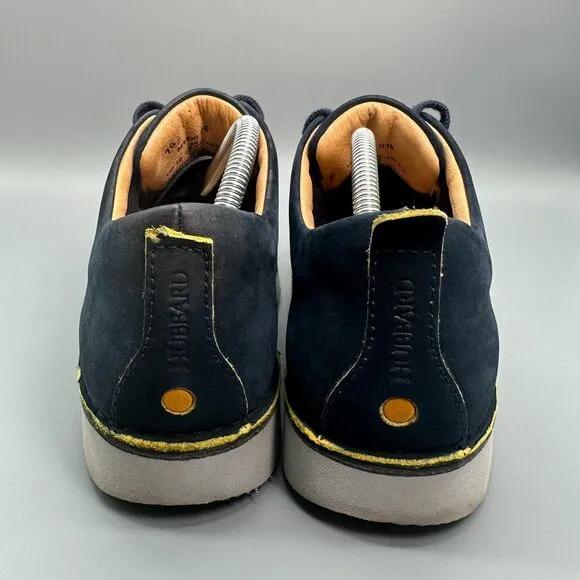 Samuel Hubbard Free Oxford Men's 10 Navy Nubuck Leather Shoes Lace-Up Formal