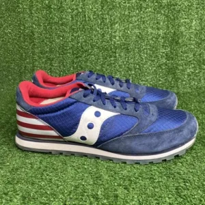 Saucony Men Jazz Low Pro USA Flag Patriotic Athletic Running Shoes Size 11.5