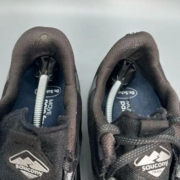 Saucony Peregrine 12 Men's 14 W Wide Black Athletic Shoes Lace-Up Low Sneakers