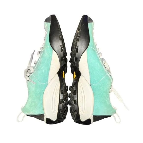 Scarpa Mojito Hiking Sneakers Women's Size 7 Lake Blue Leather Lace Up Shoes