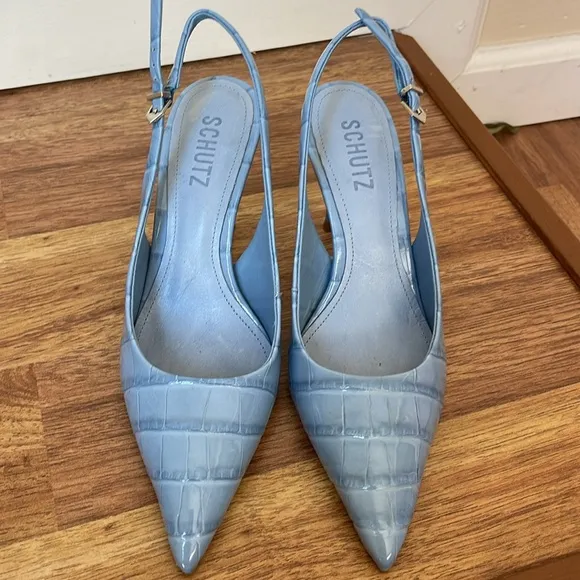 Schutz Women's Blue Heels