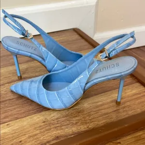 Schutz Women's Blue Heels