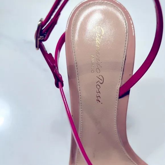 Sexy &amp; Stylish Pink and Red Women's Sandals. Petite Size kn EUC