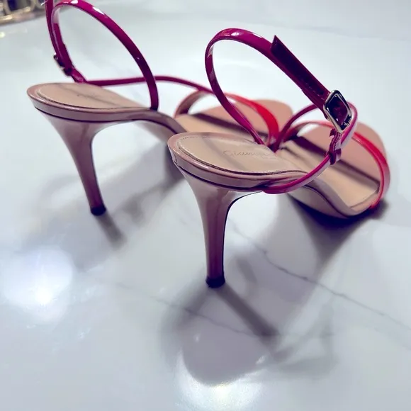 Sexy &amp; Stylish Pink and Red Women's Sandals. Petite Size kn EUC