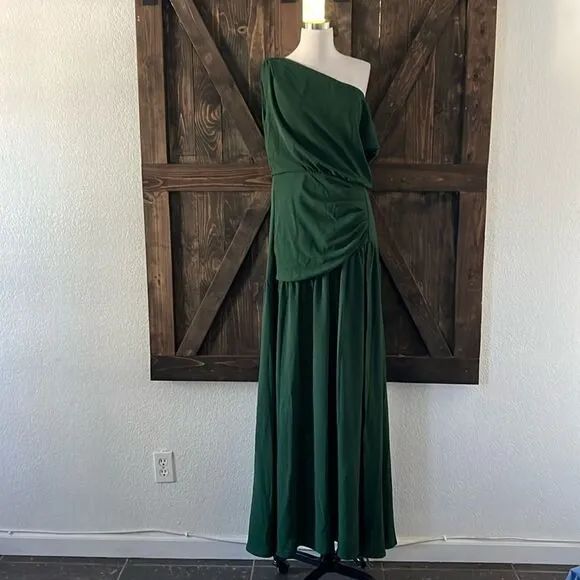 Sexy Women's Short Sleeve High Split Off Shoulder Long Party Dress XL
