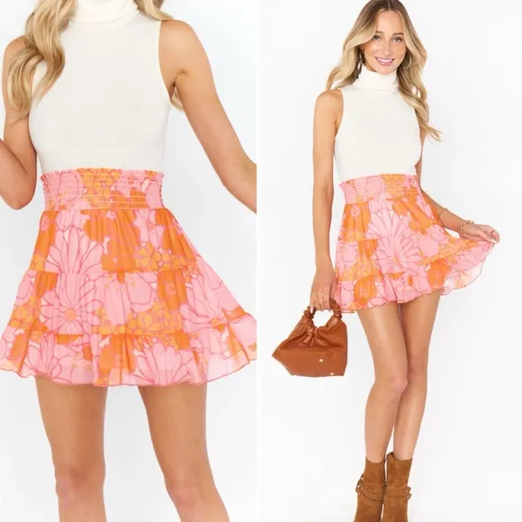 Show me your Mumu Daphne Top in Retro Garden Velma Mini Skirt Retro Mesh Medium