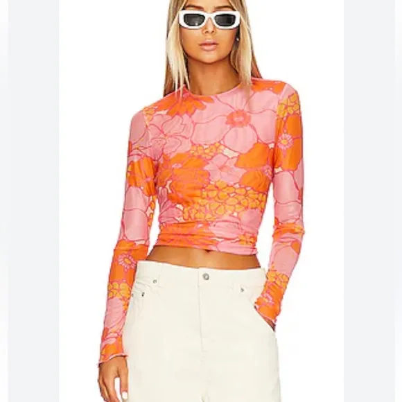 Show me your Mumu Daphne Top in Retro Garden Velma Mini Skirt Retro Mesh Medium